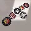 Car emblem 85mm 8.5cm Car Front Hood Emblem badge Rear Trunk Emblem Badge Front Hood Rear Emblem for fiat 500 Abarth