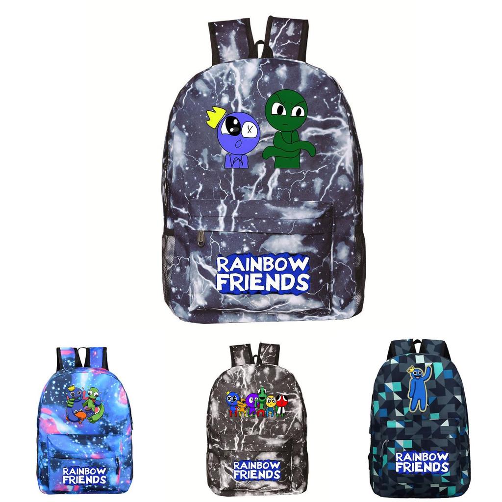 Roblox Rainbow Friends Large Capacity Student Backpack Bag Book