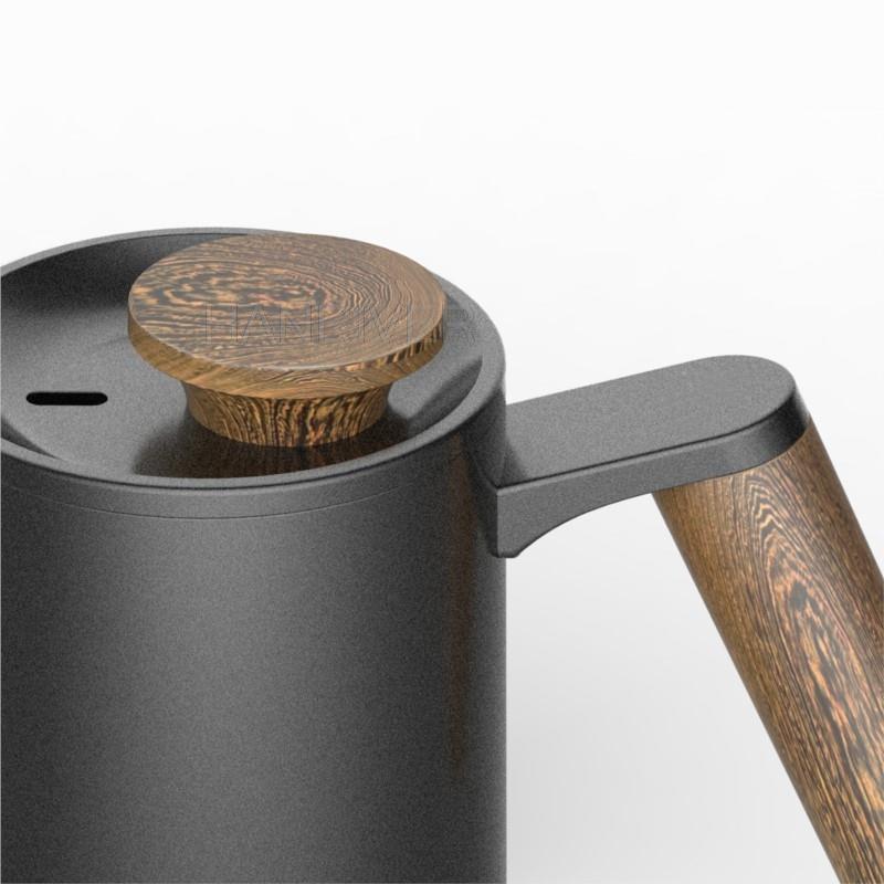 600ml Coffee Machine Fashion Stainless Steel Handle Drip Coffee Pot Long Gooseneck Spout Kettle Portable Coffee Maker kettle