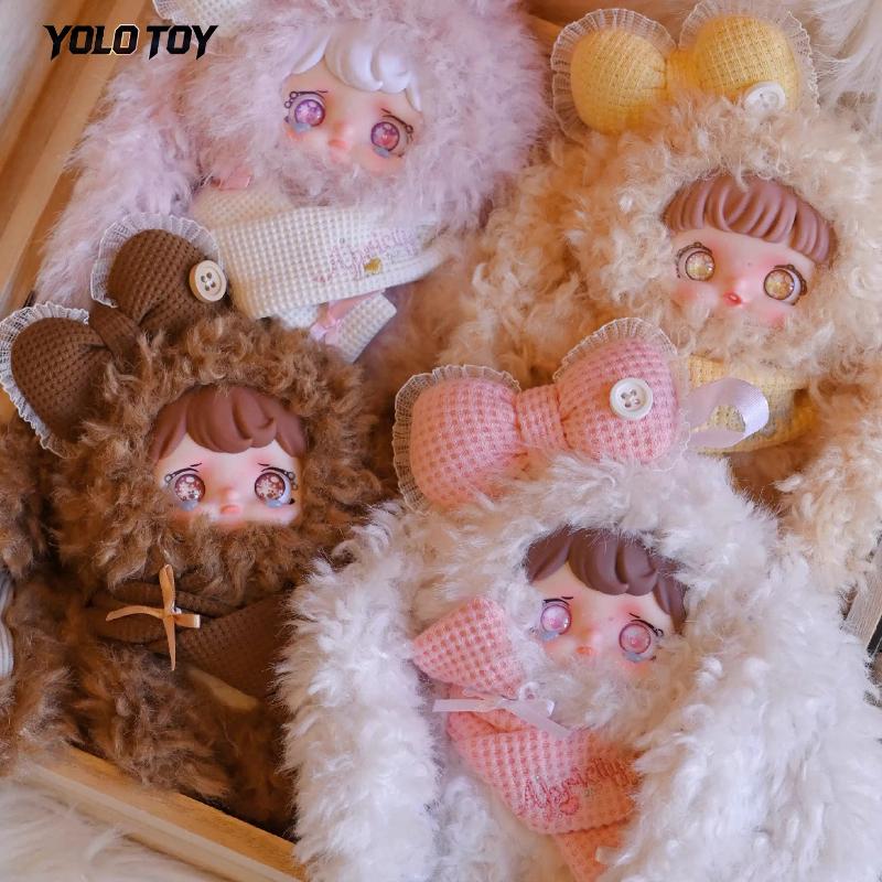 New Yomi Balmy Winter Days Plush Doll Blind Box Cute Fluffy Keychain Bag Charm Desktop Ornament Gift For Toy Collectors