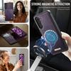 For Samsung Galaxy A16 5G Magnetic Case RFID Blocking Detachable Wallet Leather Phone Cover