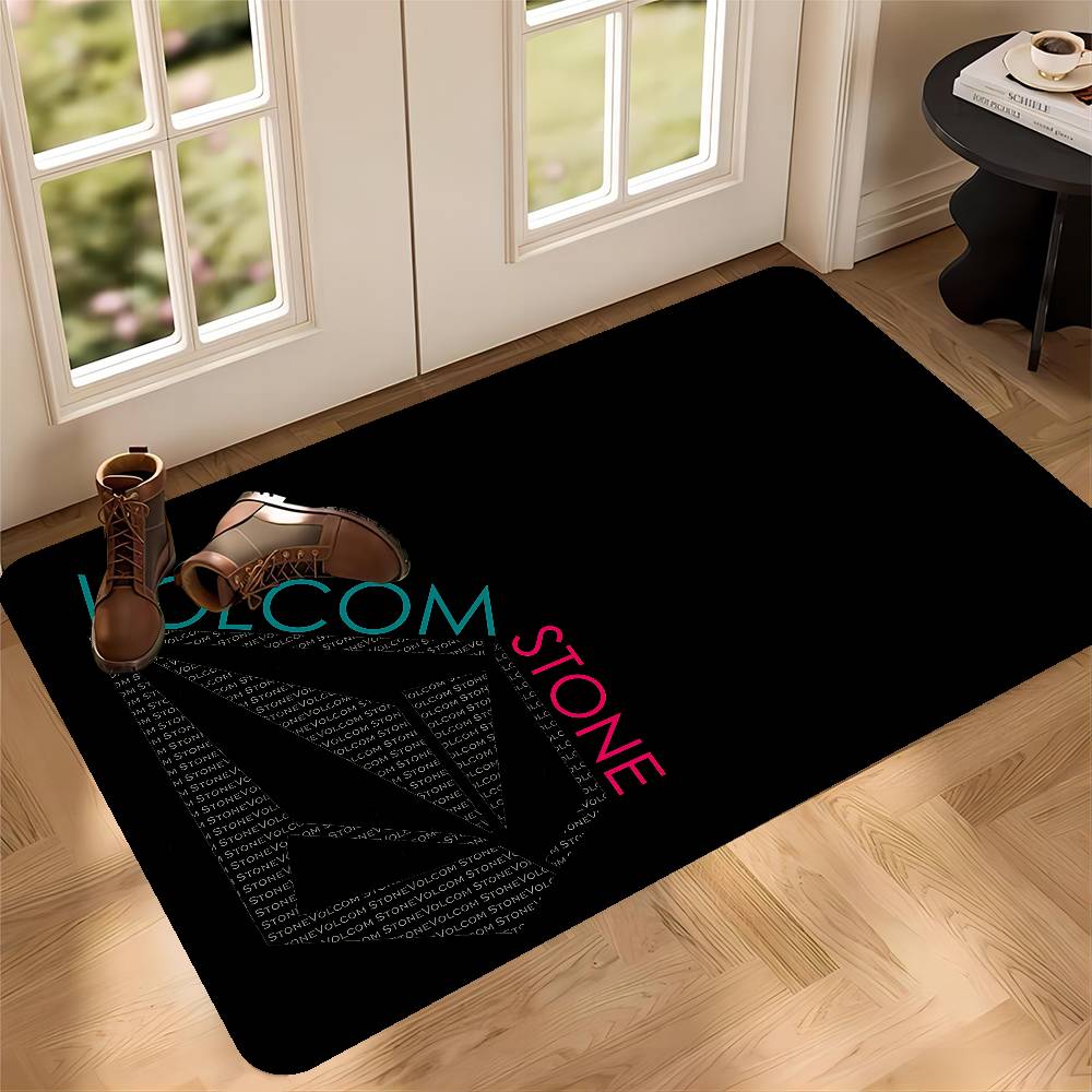 V-Volcoms Door Mat Washable Non-Slip Living Room Sofa Chairs Area Mat Kitchen Toilet Rug