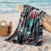 AC Mailand Print Mikrofaser Strandtuch Schnelltrocknend Saugfähig Großes Handtuch für Strand Schwimmen Reisen