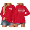 Ladies Fashion Casual Long Sleeve Halloween 3d Simulation Embroidery Printed Crew-Neck Hoodie Top