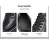 Men's 2025 Autumn Cowhide Leather Casual Sneakers with Thick Soles