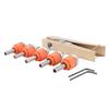 6PCS Set Countersink Drill Bit Set Multifunctional Adjustable Tapered Drill Bit for Woodworking