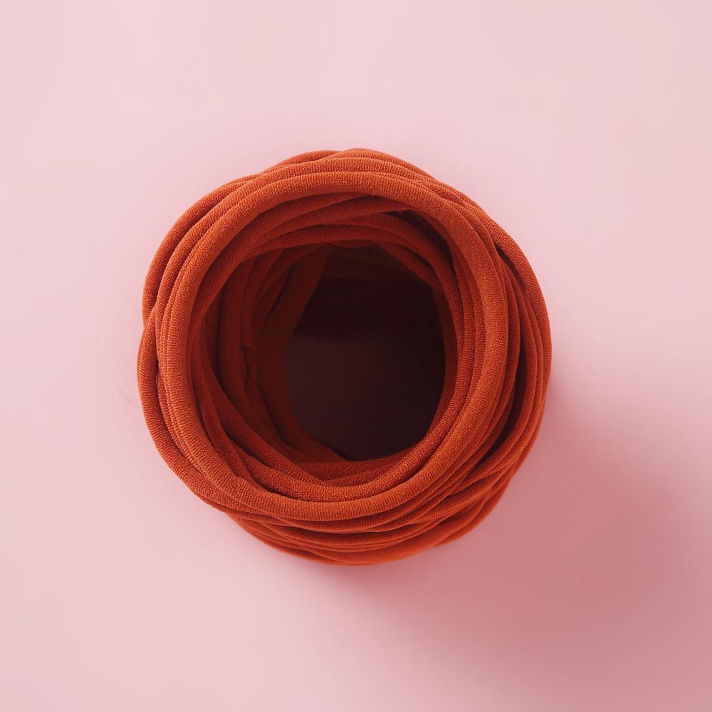 20 Stück/Los Baby Mädchen DIY Nylon Stirnbänder Weiches Spurloses Dehnbares Stirnband für Kinder Haarband Mädchen Elastische Haarschmuck