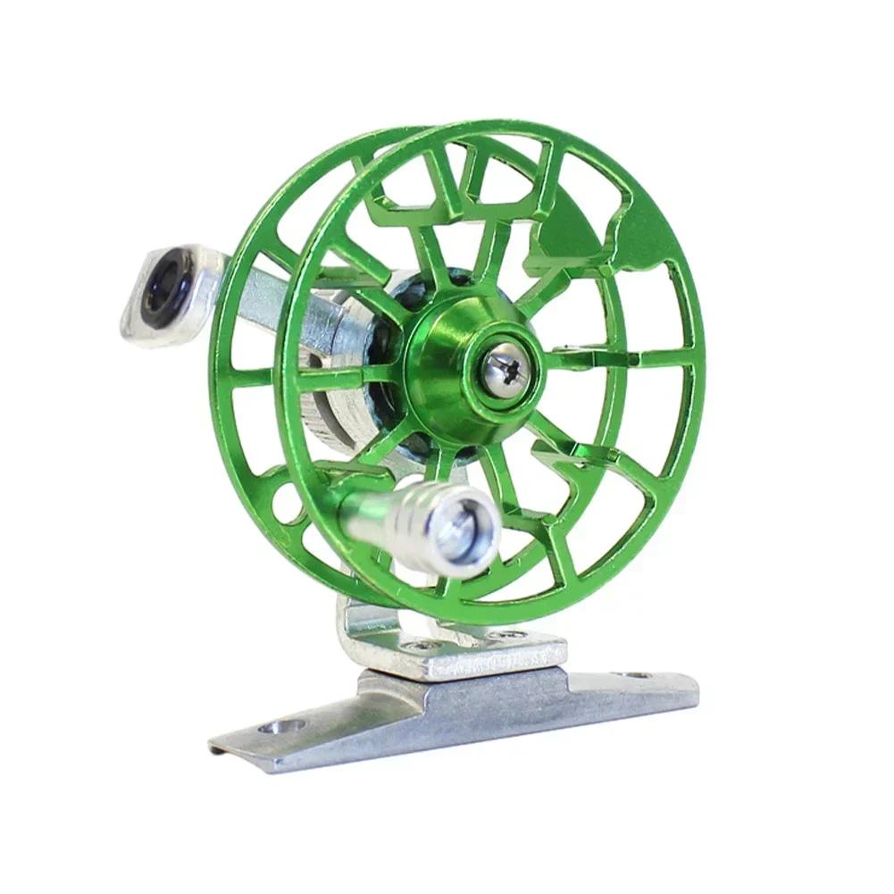 Nouă Mulinetă de Pescuit Complet Metalică Portabilă Super Ușoară Roată Spinning pentru Pescuit la Gheață Cataramă pentru Pește Viu Accesorii Echipament de Iarnă pentru Exterior