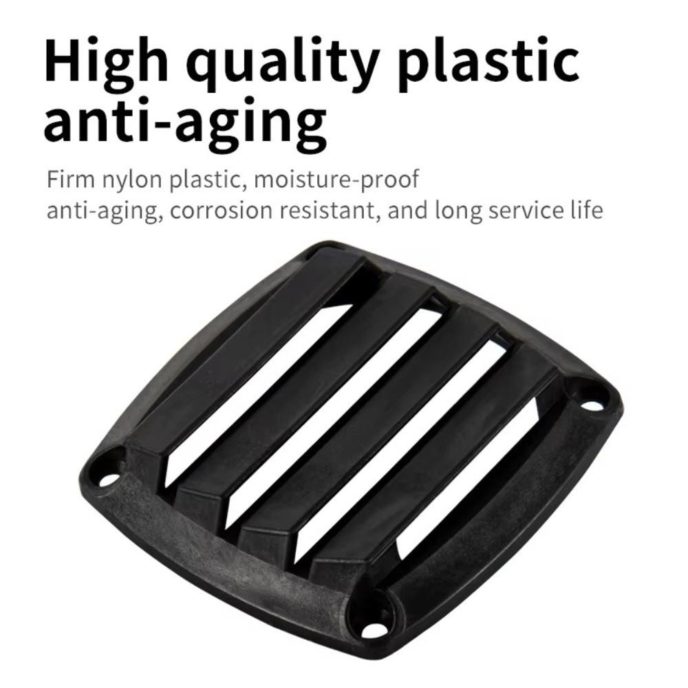 Plastic Square Vent Cover Water Outlet Accessories 8.5/13cm Boat Air Vent Retrofit Vent Grill Cover Marine Use