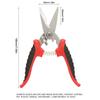 180mm Multifunction Scissors 3CR13 Steel Garden Tool Pruning Scissors  Electrician Tool