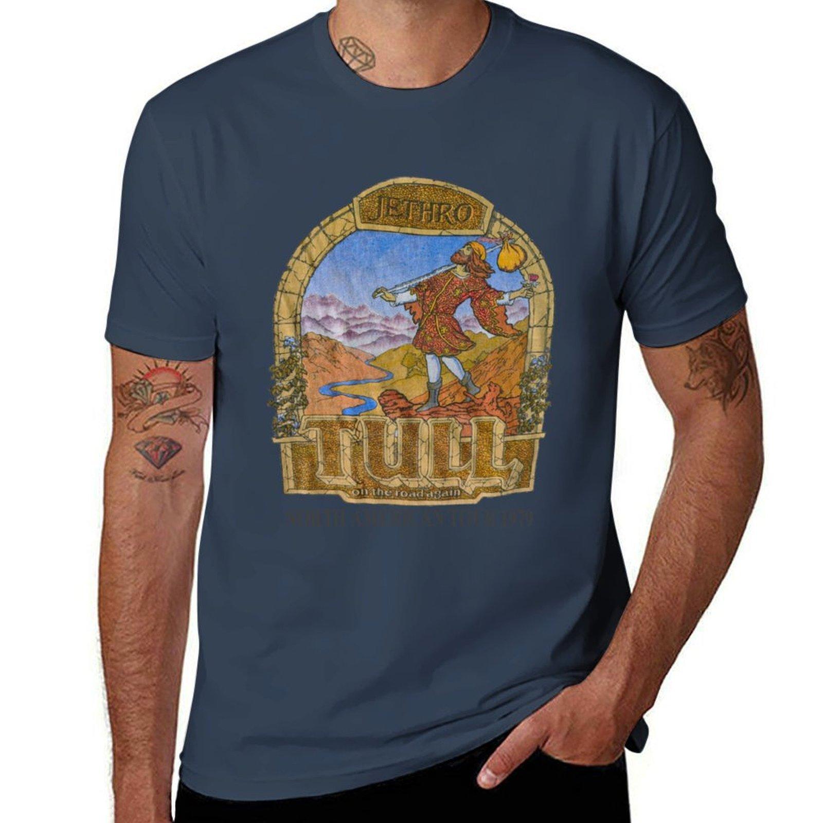 Jethro Tull  Through the Ages Gift Men TShirt Basic Breathable Solid Color TShirt S