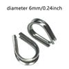 2Pcs Wire Rope Clamps, Accessories Fixing Reliable Replaces Cable Clips Fastener Hardware for Gym Fences, Shades, Cable Fitting