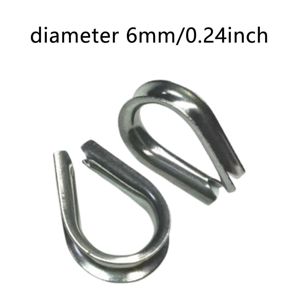 2Pcs Wire Rope Clamps, Accessories Fixing Reliable Replaces Cable Clips Fastener Hardware for Gym Fences, Shades, Cable Fitting