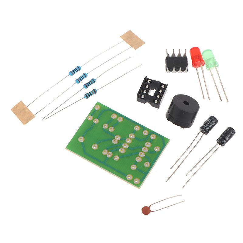 Ne555 Diy Kit Led Flasher & Signal Generator Circuit With Pcb For Electronics Education & Solder Practice