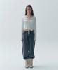 Sopeuteuseoul Washed Denim Pants [Gray]