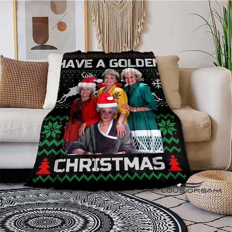 Classic Tv Throw Blanket Golden Girls Friend Ship Flannel Lightweight Plush Fuzzy Cozy Soft Blankets and Throws Custom Blankets2