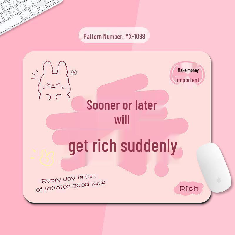 

Charming Cartoon Mouse Pad with Wrist Rest – Small, Cute Desk Mat for Students and Office Use