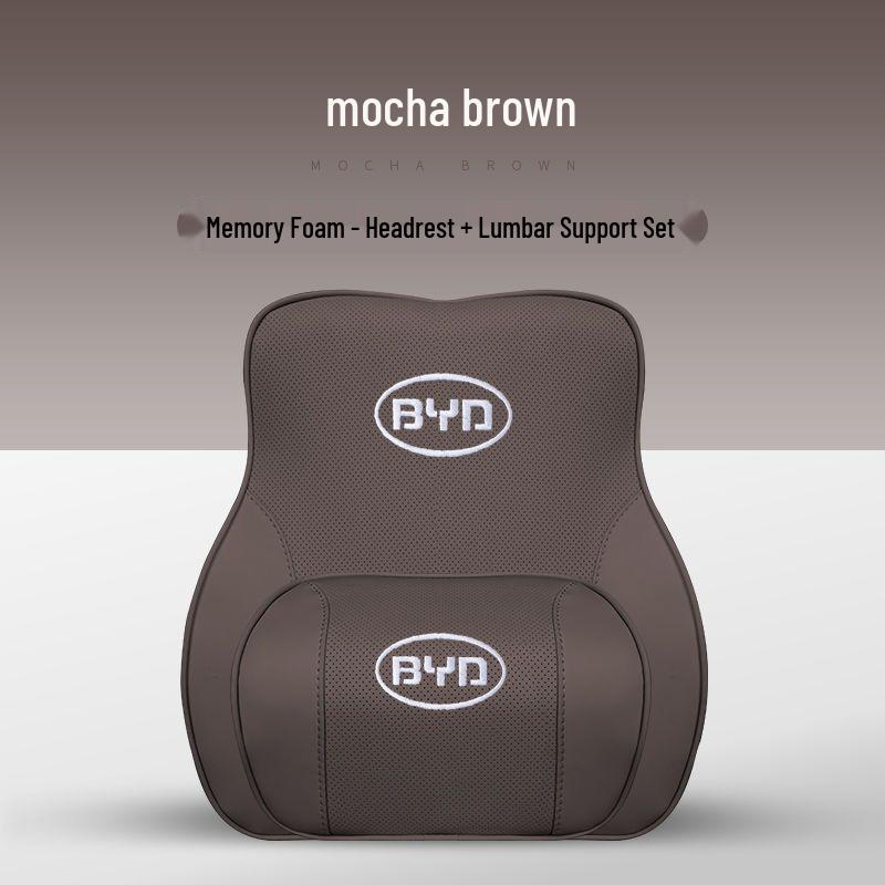 BYD Tang Gen 2 Headrest Neck Pillow & Lumbar Support for Yuan Song Qin E5 F3 Song MAX Cars.