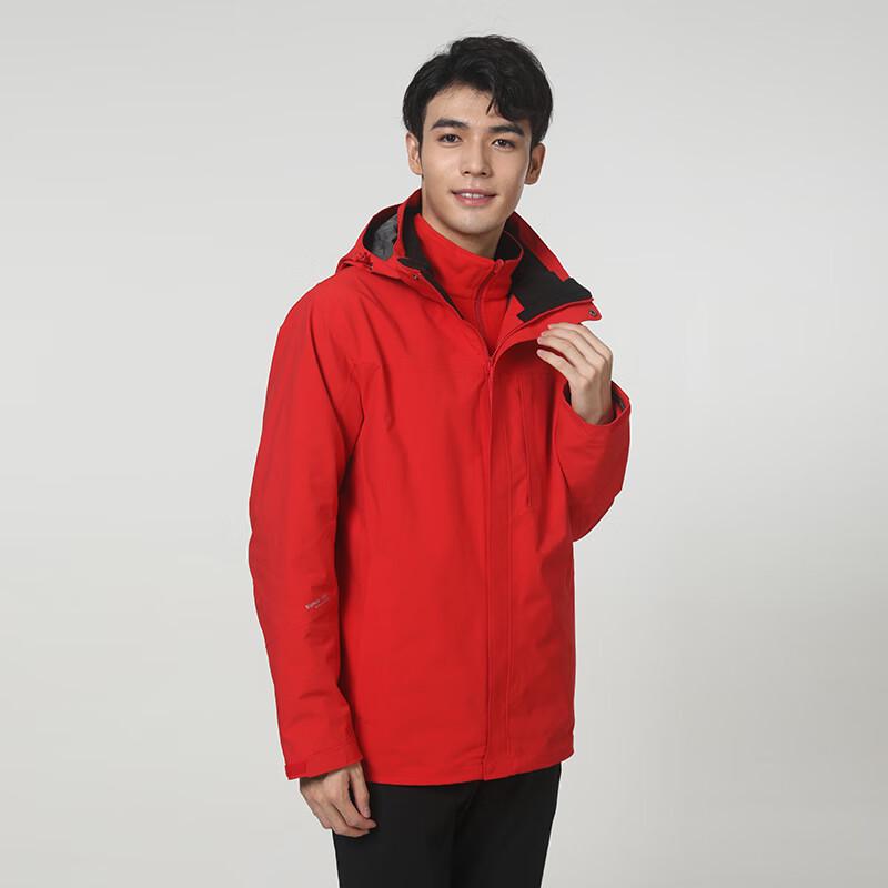 SCALER Men's F2412618 Fleece-Lined Windproof Outdoor Jacket