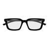 Gucci Simple Design Acetate Square Optical Glasses Unisex Couple Style Black