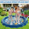 100Cm Inflatable Splash Pad Water Play Mat With Sprinklers Age 3 4 5 6 7 Years Old Toddler Water Toy