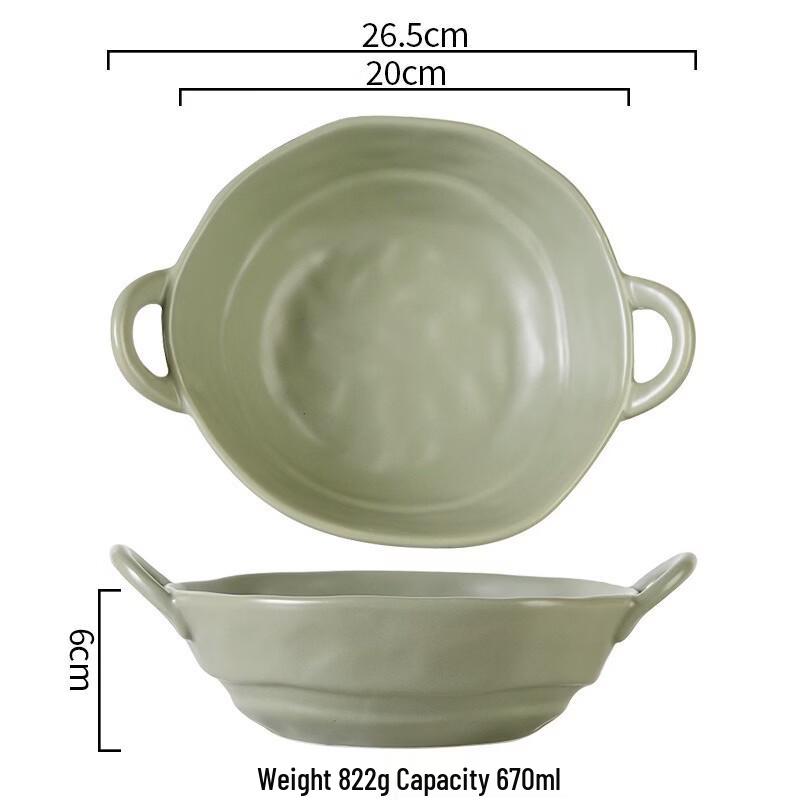 Large Irregular Ceramic Noodle Bowl