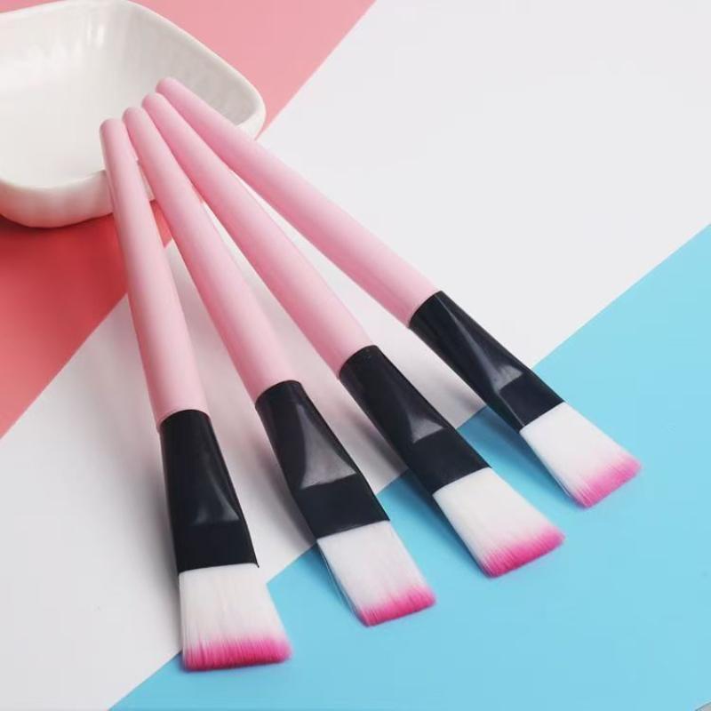 Soft Facial Mask Brushes 4Pcs Professional Food Grade Material Cosmetic Tools for Safe Skincare Application