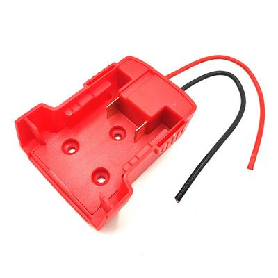 Adaptador de Bateria Para Milwaukee M18 18-20V Adaptador de Conector de Alimentação Fios 12AWG