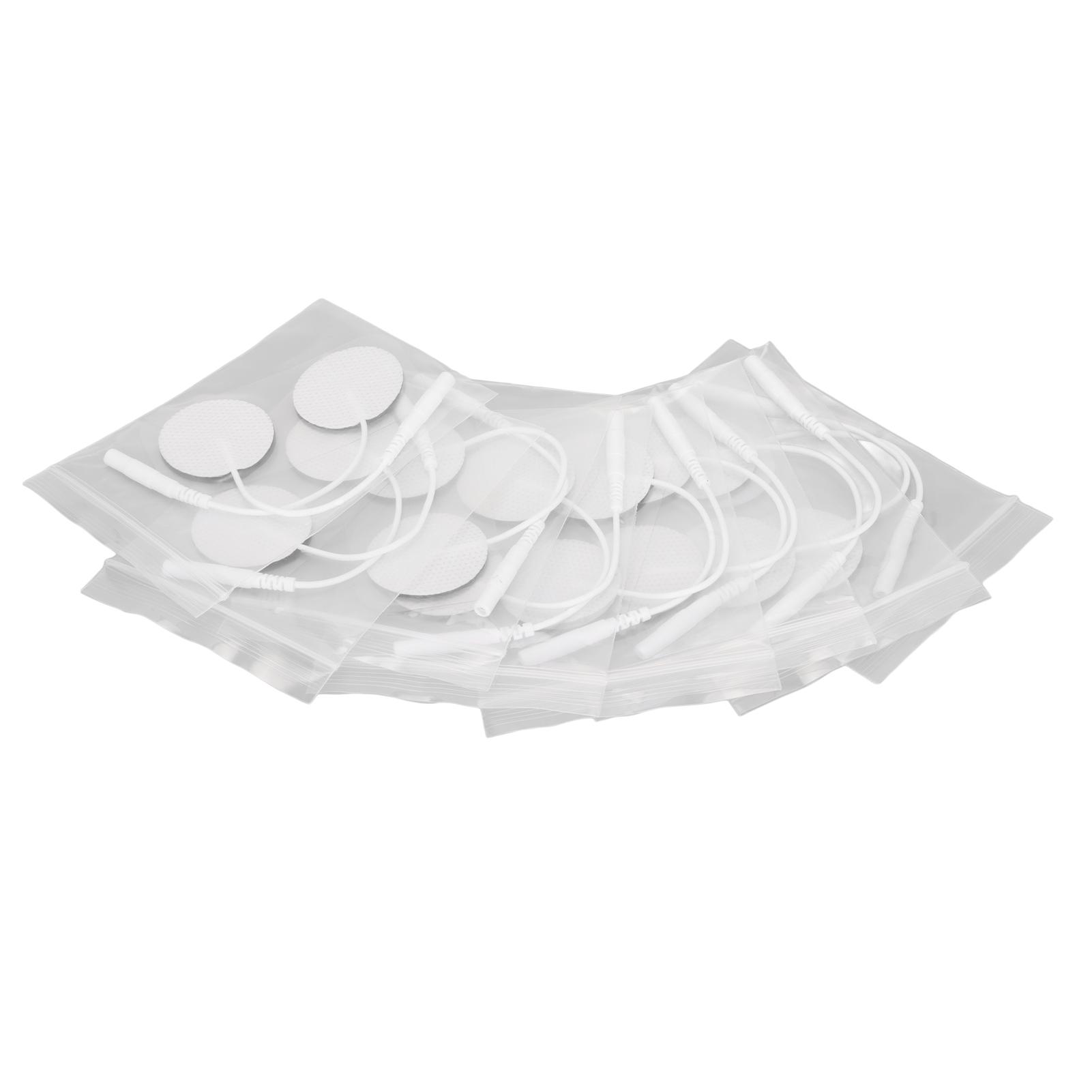 16 шт. Электродный пластырь Самоклеящийся Многоразовый Заменяемый Круглый Электродный Pad для TENS-аппарата 1,2 дюйма 2 мм 0,08 дюйма