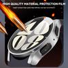 Silicone Strap for Samsung Watch 7 6 5 4 40mm 44mm 5Pro 45mm Band With Case Screen Protector Bumper cover for Wrist Accessories