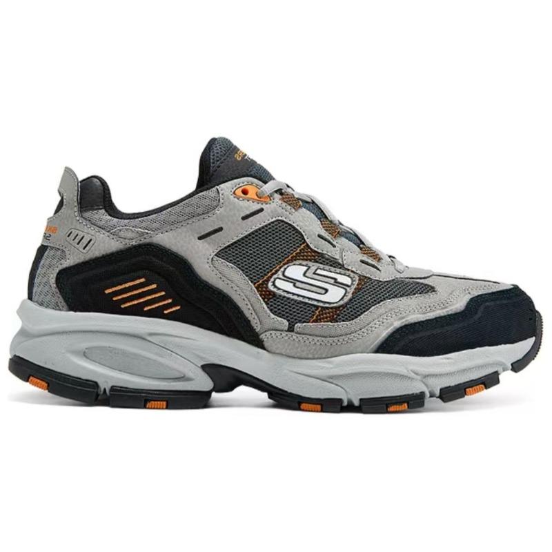 Skechers Vigor 2.0 Men Wear-resistant Low Top Outdoor Shoes Grey Orange 237067W-GYOR