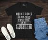When It Comes To My Child I Will Smile In My Mugshot Shirt, Dad Life Mom Life Shirt, Funny Parent T-shirt, Mugshot Shirt, Gift for Dad