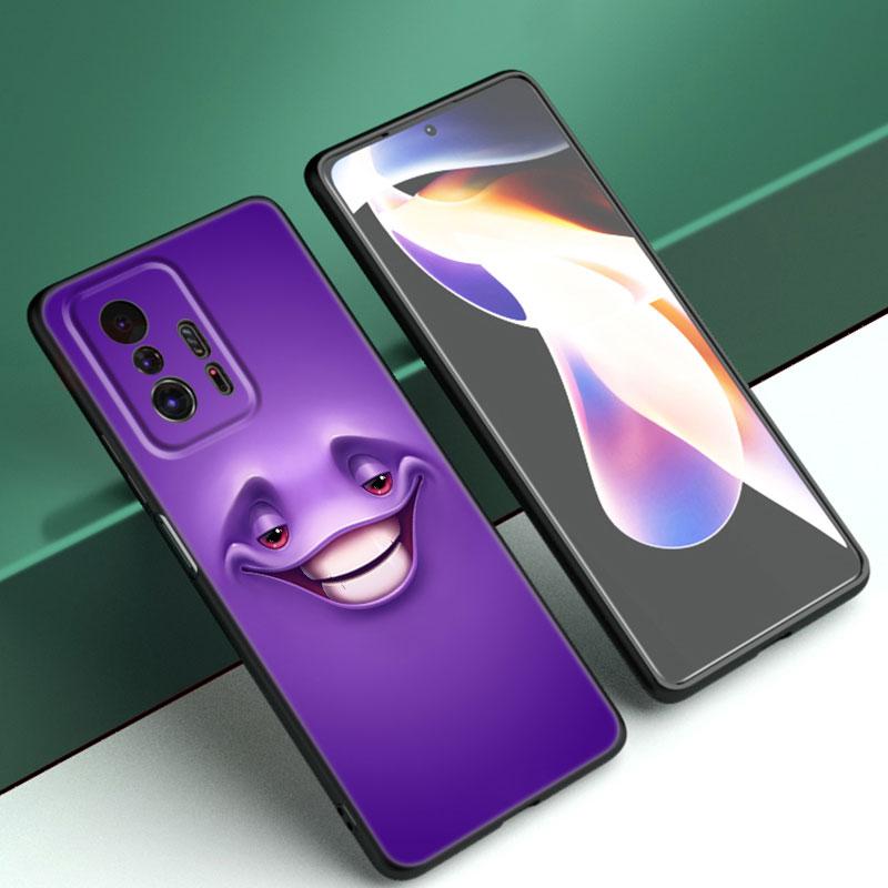 

Чехол для телефона с забавным лицом для Xiaomi Mi A2 8 9 SE Note 10 10T 11 12 Lite 9T 11T 12S 12T Pro A3 6X 12X, мягкий черный чехол из ТПУ Xiaomi 12T Pro 5G