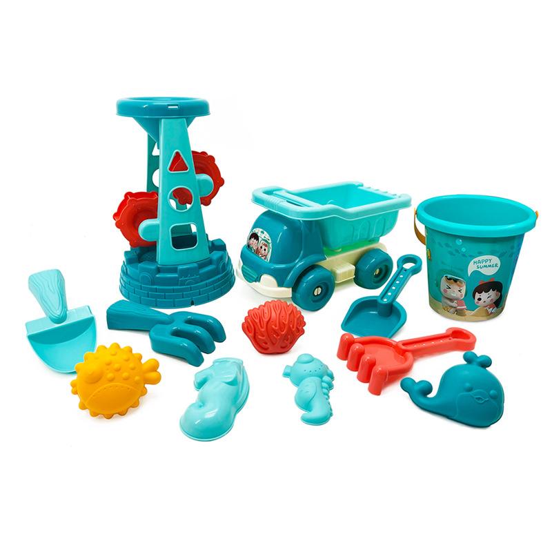 

Jianxiong Beach Table Sand Water Table Indoor Outdoor Seaside Water Play Sand Shovel Tool Play House