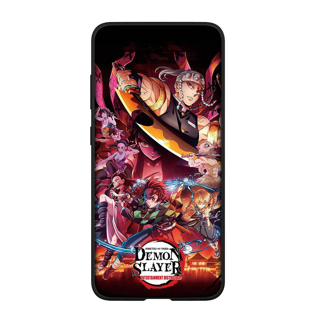 Phone Case for Samsung Galaxy S25 S23 S22 S24 Ultra FE A05 A06 A15 A16 A36 A37 A35 A54 A55 A56 A57 A25 A26 A53 A17 Anime Kamado Tanjirou Demon Slayer