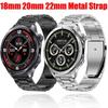 Correa Metálica de 22 mm 18 mm 20 mm para Oneplus Watch Lite/2 2R/3 46 mm 43 mm Pulsera Reemplazable para OPPO Watch S/X2 mini/4 Pro Pulsera