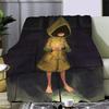 Horror Game Little Nightmares Printed Blanket Picnic Blankets Warm Blanket Soft Comfortable Blanket Home Travel Birthday Gift