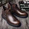 Genuine Leather Men's Boots High Quality Shoes Man Working Boots Brand Designer Casual British Style Ankle Botas Para Hombre