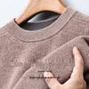 Hengyuanxiang Men's 100% Wool Crew Neck Pullover Sweater