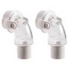 Conector Cot Pivotant de Înlocuire pentru Seria Airfit F20 F30 - Kit Accesorii Mască Facială Completă CPAP 2 Bucăți