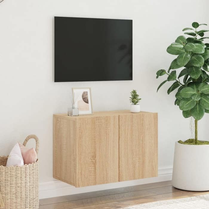 VidaXL Wall-mounted TV Cabinet Sonoma Oak 60x30x41 Cm 836942