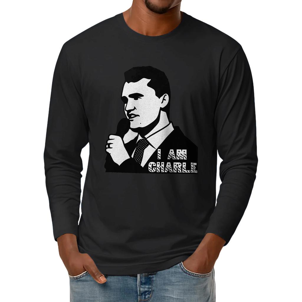 Men's Basic Round Neck Long Sleeve Bottoming Shirt Top