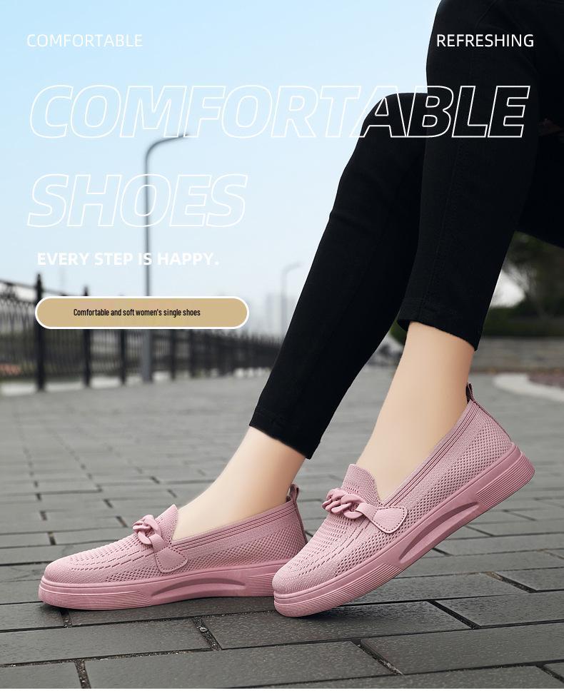 2025 Comfortable Flyknit Slip-on Women's Shoes