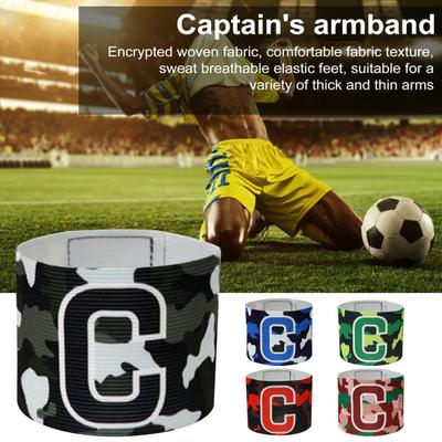 Kaptan C Kol Bandı Ayarlanabilir Unisex Yetişkinler Gençler Futbol Futbol Antrenman Takımı Kaptan Kol Bandı Elastik Kayış Spor Aksesuarları