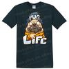 Pug Life Graphic T Shirt for Dog Lovers Funny Cute Tee Gift Idea