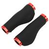 GUB608 Mountain Bike Handlebar Bicycle Grips Holding Bar AntiSlip Cover with Lock(Red Ring )