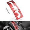 NICECNC Shift Shifter Gate Plate Panel With Gear Letter Compatible With Can Am Maverick X3 2017-Red