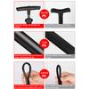 Bike Air Floor Pump Alloy Steel Air Compressor Cycling MTB Bicycle Tire Inflator for Schrader//Dunlop Valve