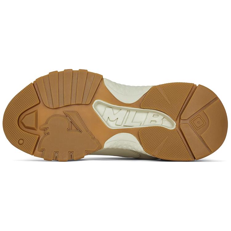 New MLB Big Ball Chunky Low Top Chunky Sneakers Unisex Cream 3ASHBWS4N-50CRS