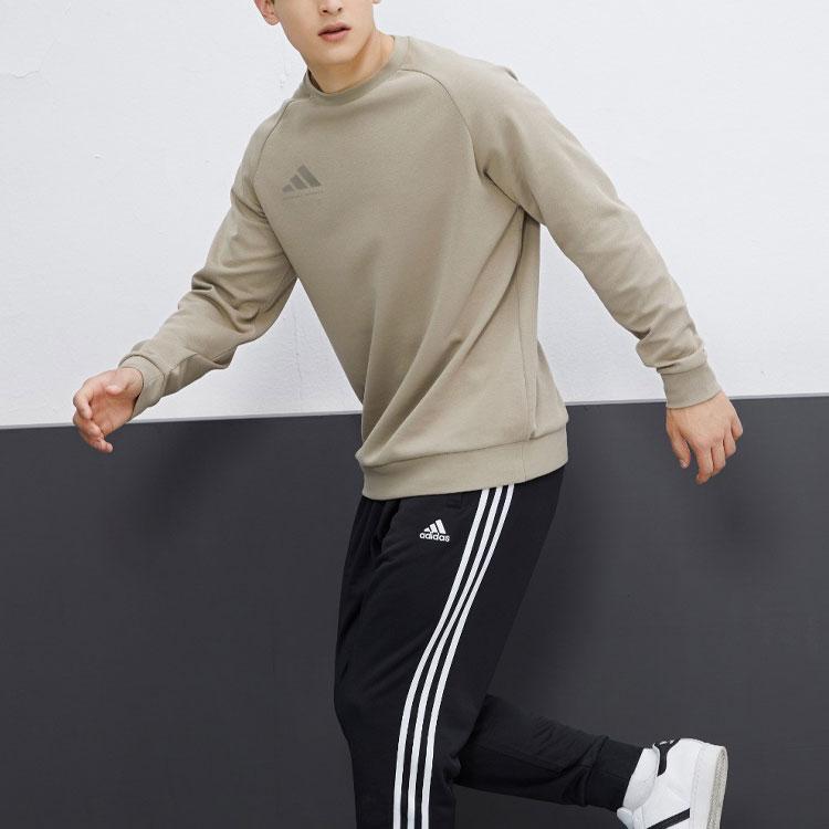 Adidas Logo Sports Casual Crewneck Sweatshirt Unisex Sweatshirt Gray ACLLSPS3CS-GYDG